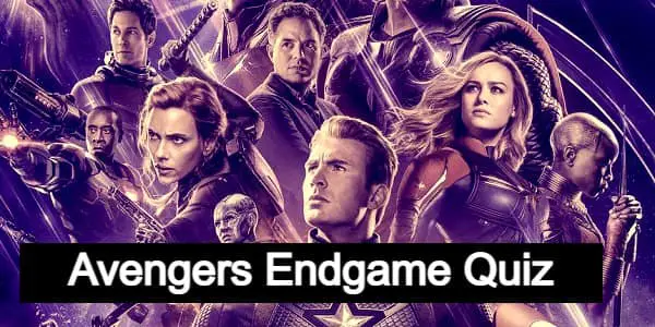 Avengers Endgame Quiz